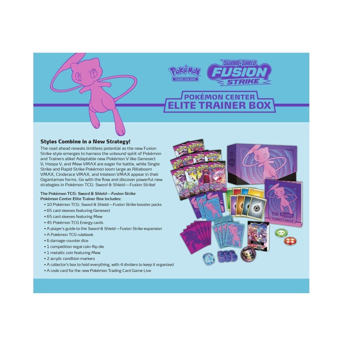 Pokémon TCG: Sword & Shield-Fusion Strike Pokémon Center Elite Trainer Box - EN
