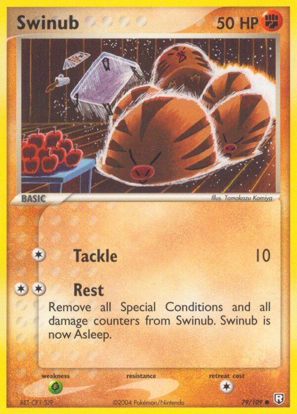 Swinub - 79/109 - Reverse Holo - EN