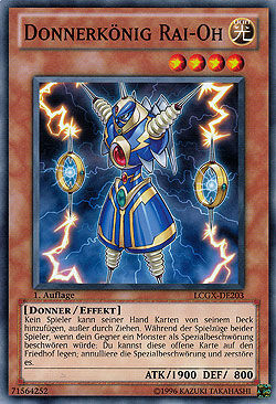 Donnerkönig Rai-Oh - Yu-Gi-Oh! Donnerkönig Rai-Oh - Yu-Gi-Oh!