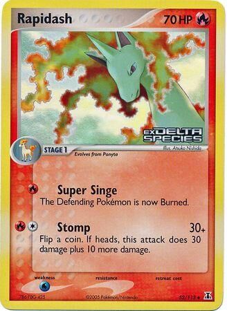 Rapidash - 52/113 - Reverse Holo - EN
