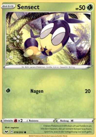 Sensect 016/202 - Pokémon TCG