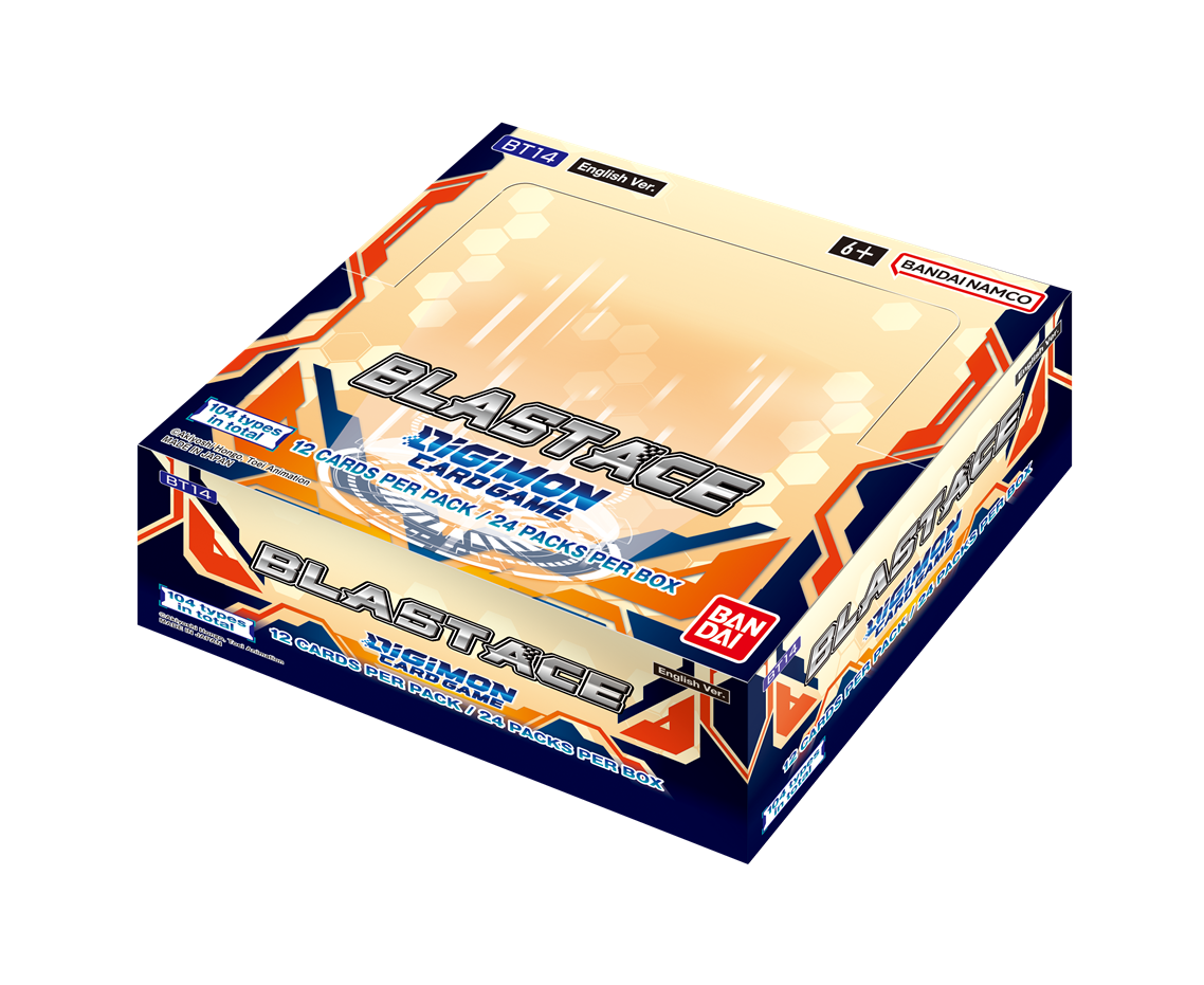 Digimon Card Blast Ace Booster Display BT-14 - Digimon Card Game - EN Digimon Card Blast Ace Booster Display BT-14 - Digimon Card Game - EN