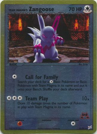 Team Magma’s Zangoose - 23/97 - Reverse Holo - EN
