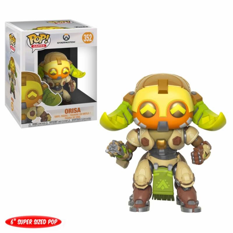 Overwatch Super Sized POP! Games Vinyl Figur Orisa 15 cm