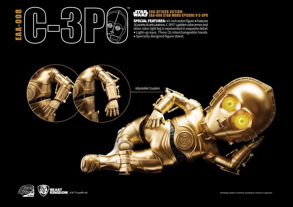 Star Wars Egg Attack Actionfigur C-3PO 15 cm