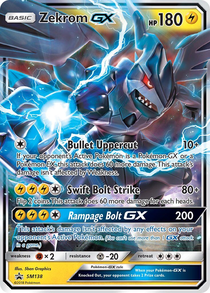 pkmon カード Zekrom-GX - SM138 - EN | PKM-SM-PROMO-138-EN • Amazingtoys.ch