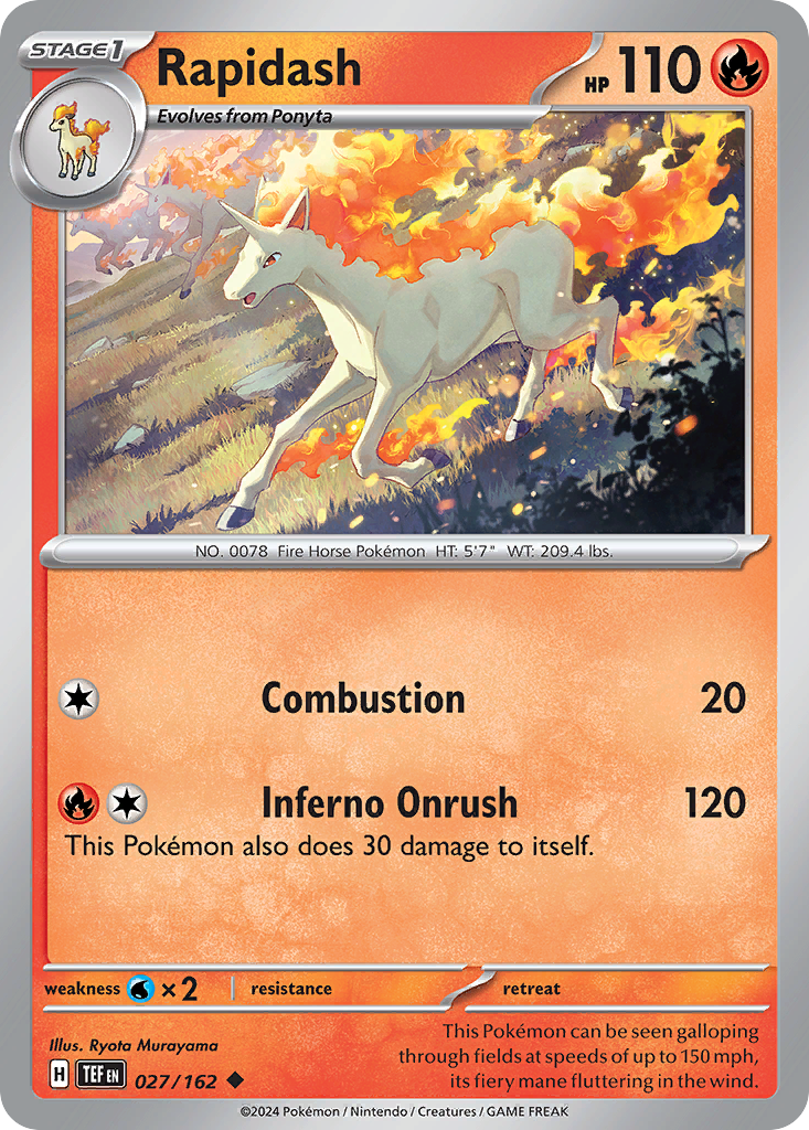 Rapidash - 027/162 - EN Rapidash - 027/162 - EN