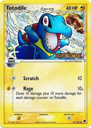 Totodile - 67/101 - Reverse Holo - EN Totodile - 67/101 - Reverse Holo - EN