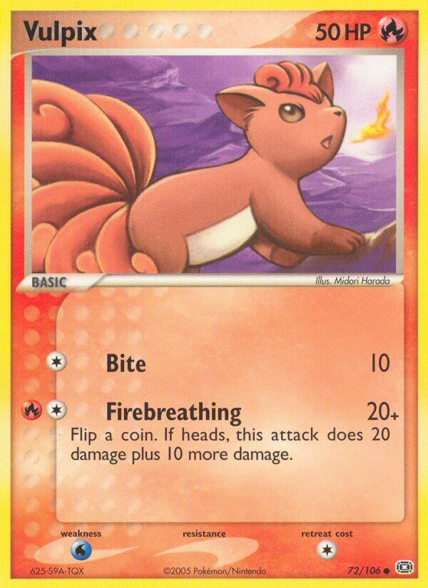 Vulpix - 72/106 - EN Vulpix - 72/106 - EN