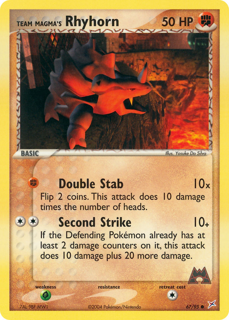 Team Magma’s Rhyhorn - 67/95 - EN