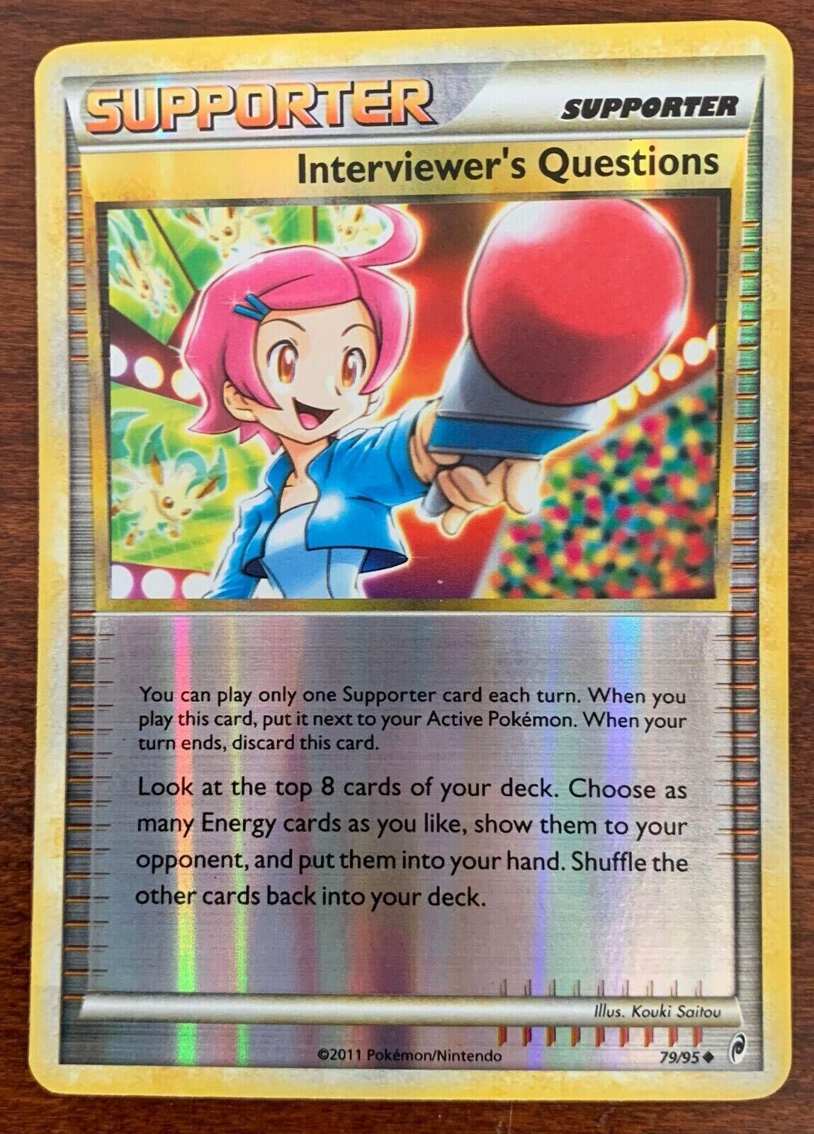 Interviewer’s Questions - 77/95 - Reverse Holo - EN Interviewer’s Questions - 77/95 - Reverse Holo - EN