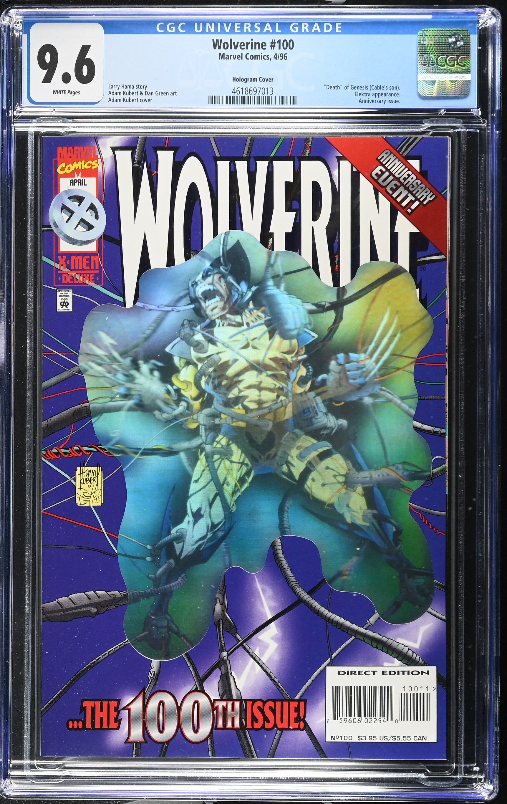 Wolverine Issue 100 - CGC 9.6 Wolverine Issue 100 - CGC 9.6