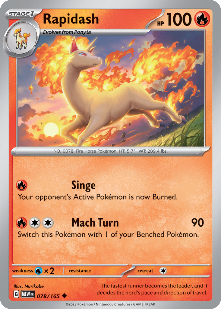 Rapidash - 078/207 - EN Rapidash - 078/207 - EN