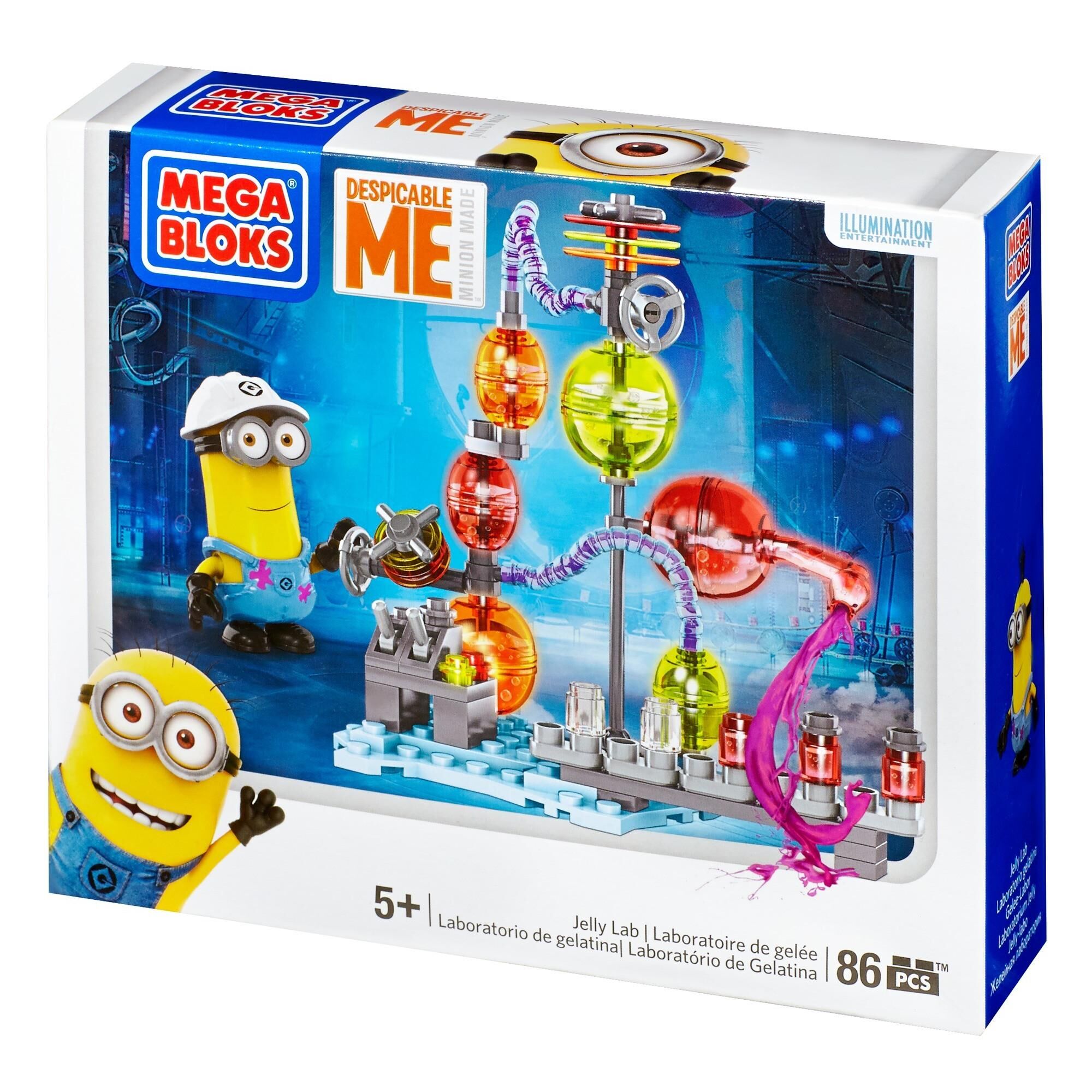 Minions Mega Bloks 86-Piece Construction Set, Despicable Jelly Lab
