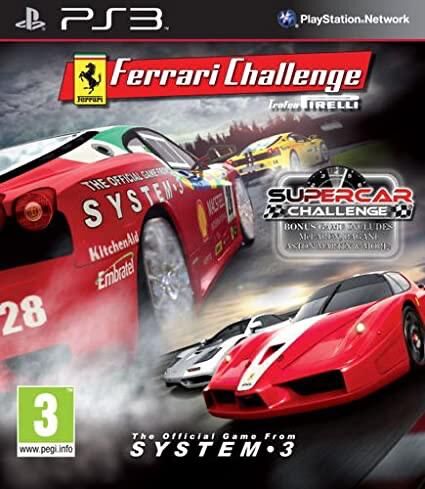 Ferrari Challenge + Supercar Challenge - OVP - PS3