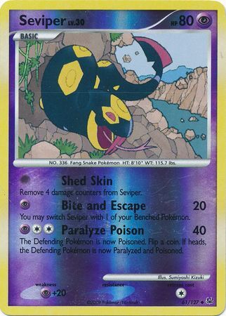 Seviper - 61/127 - Reverse Holo - EN Seviper - 61/127 - Reverse Holo - EN