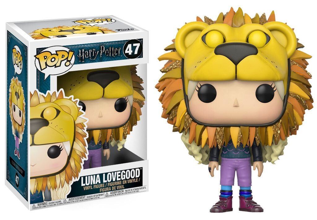 Harry Potter POP! Movies Vinyl Figur Luna Lovegood with Lion Head 9 cm Harry Potter POP! Movies Vinyl Figur Luna Lovegood with Lion Head 9 cm