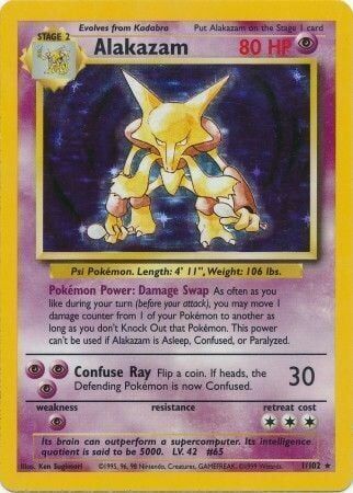 Alakazam - 1/102 - Unlimited - EN Alakazam - 1/102 - Unlimited - EN