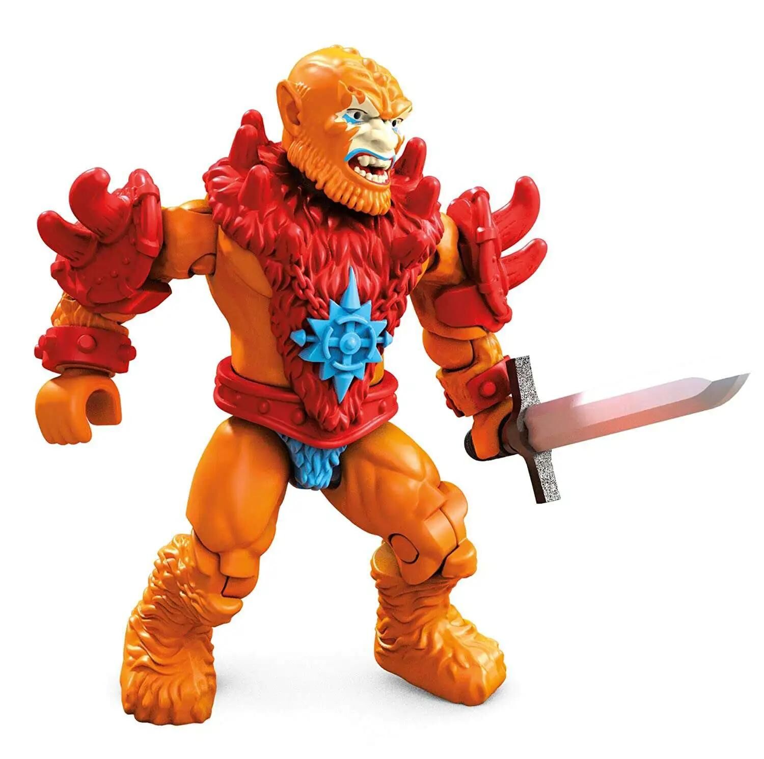 Mega Construx Masters of the Universe Heroes He-Man vs. Beast Man Mini Figure 2-Pack