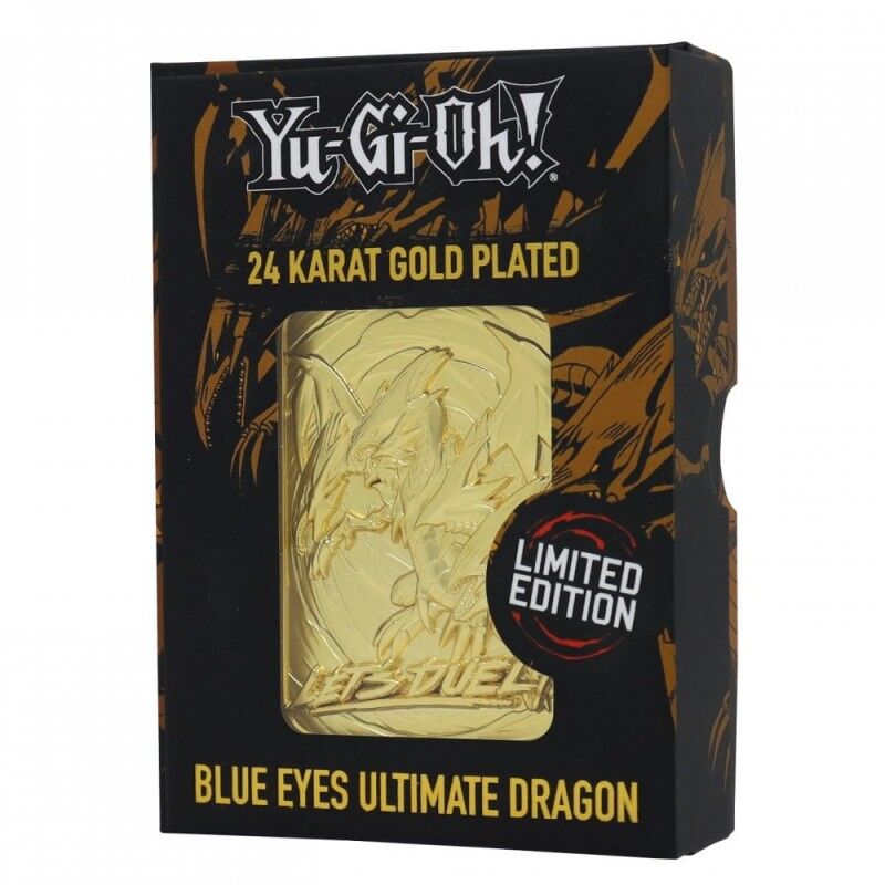 Yu-Gi-Oh! Blue Eyes Ultimate Dragon 24k Gold Plated Limited Edition Card