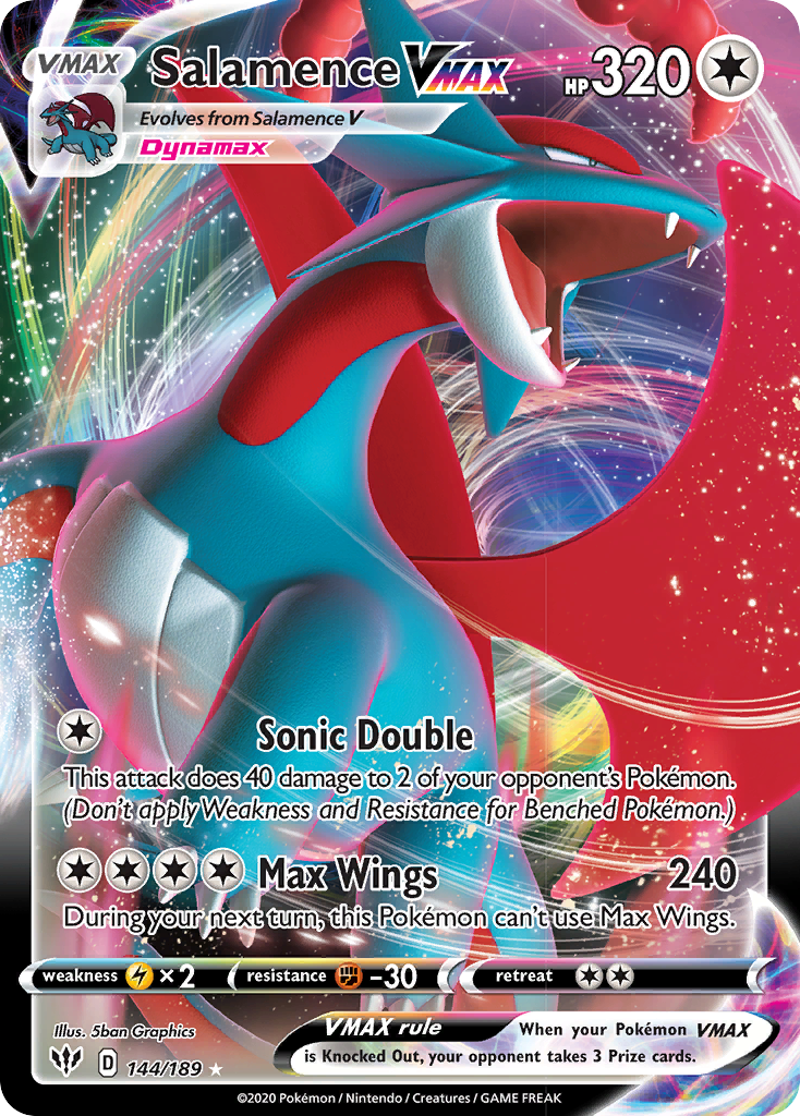 Salamence VMAX - 144/189 - EN