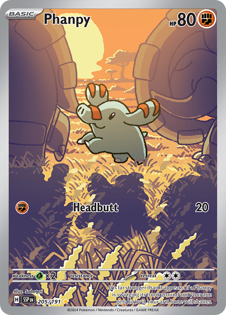 Phanpy - 205/191 - EN