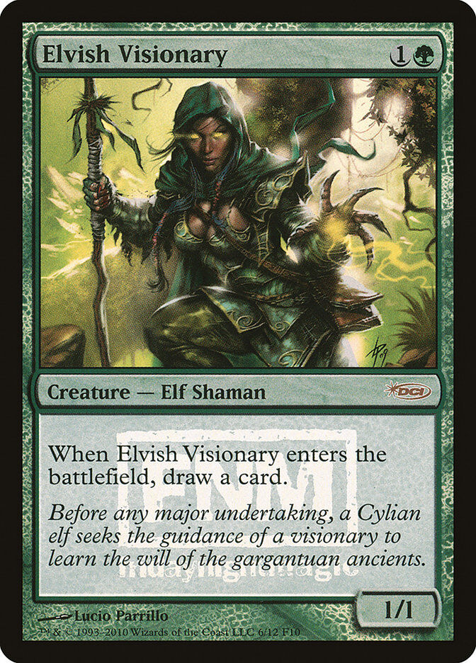 elvish-visionary-fnm-promo-holo-mtg-near-mint-en Elvish Visionary - FNM Promo Holo - MTG - Near Mint - EN
