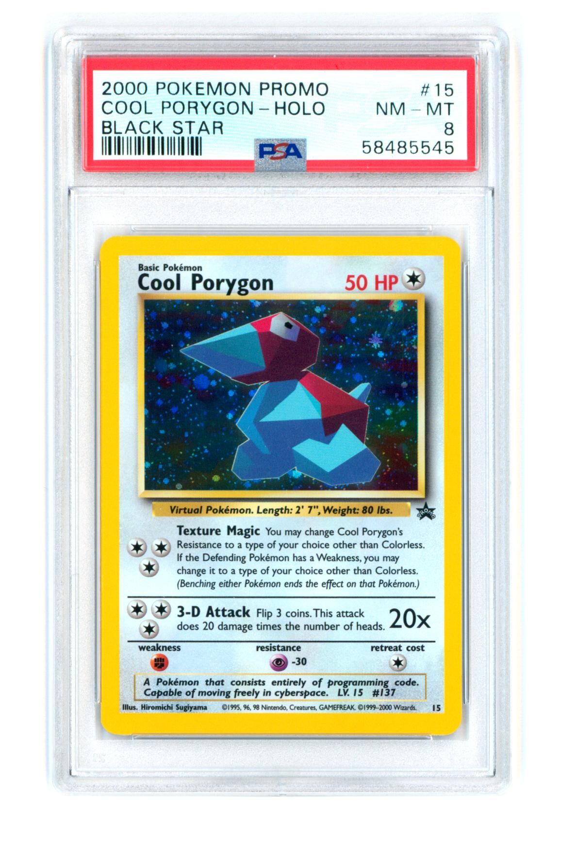 cool-porygon-black-star-promo-15-holo-psa-8-nm-mt-pokemon-58485545 Cool Porygon - Black Star Promo 15 - Holo - PSA 8 NM-MT - Pokémon