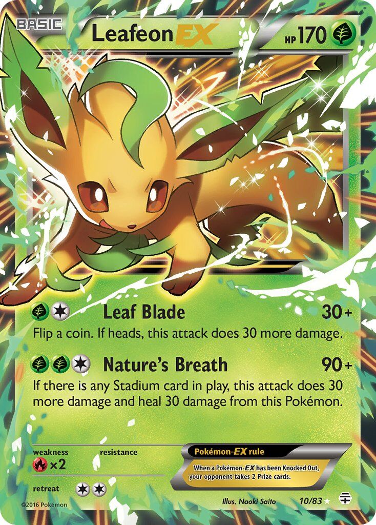 Leafeon-EX - 10/83 - EN Leafeon-EX - 10/83 - EN