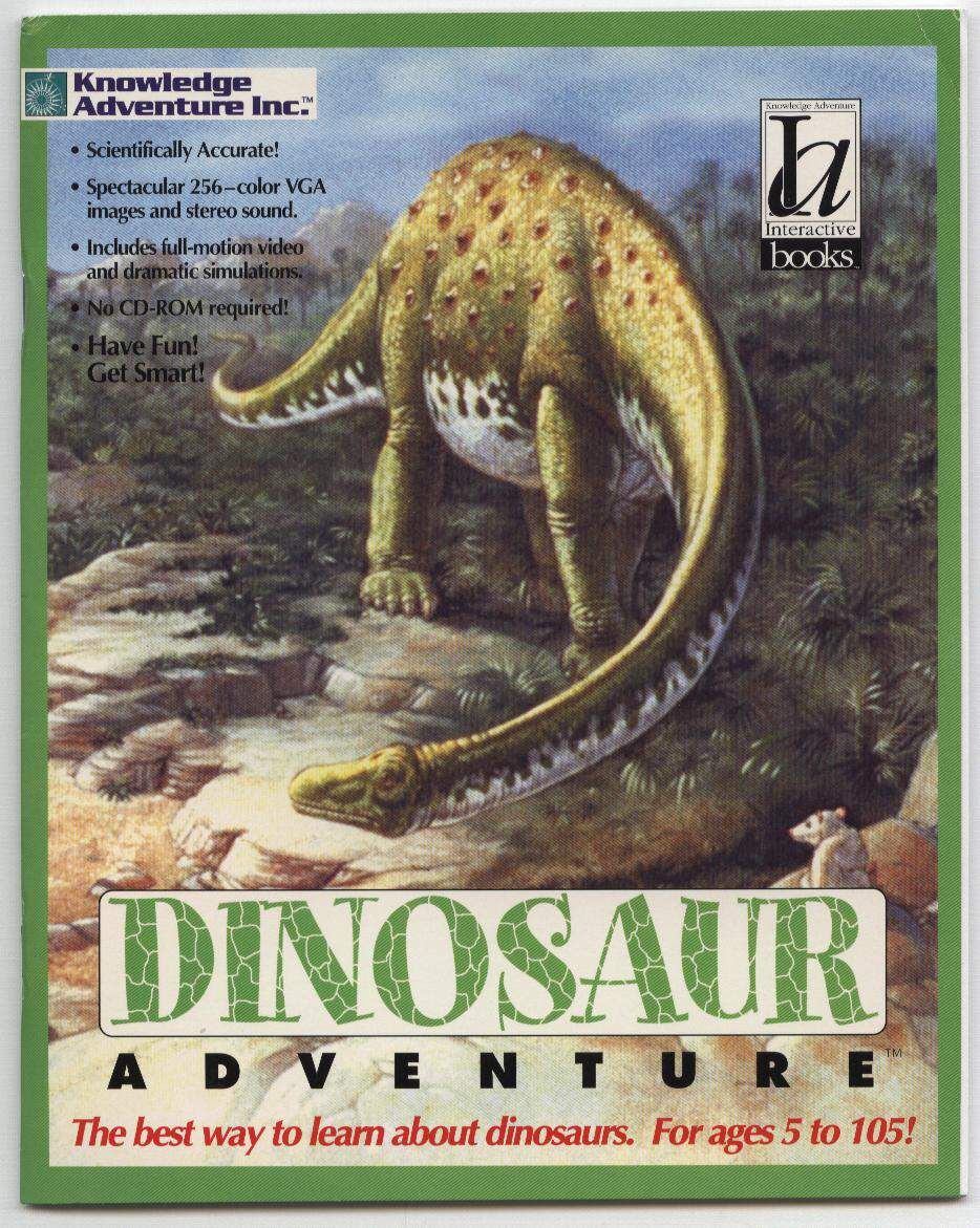 dinosaur_adventure_1 Dinosaur Adventure PC Game 1992