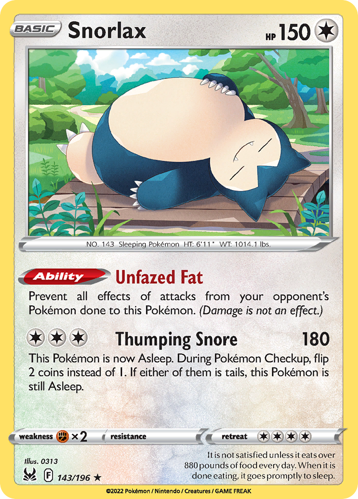 Snorlax - 143/217 - EN