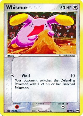 Whismur - 82/101 - Reverse Holo - EN