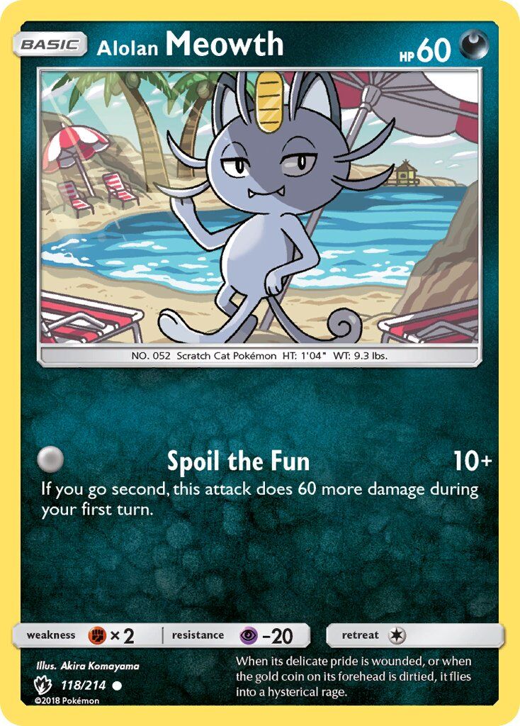 Alolan Meowth - 118/214 - EN Alolan Meowth - 118/214 - EN
