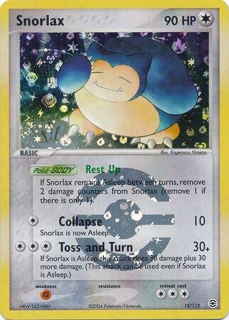 Snorlax - 15/112 - Reverse Holo - EN