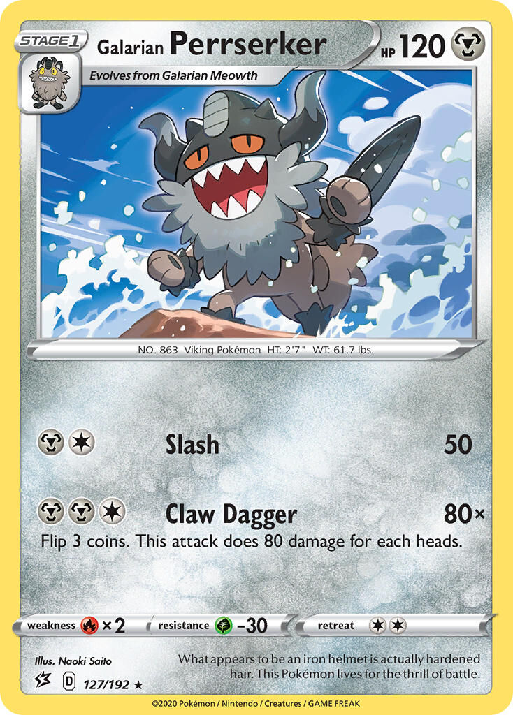 Galarian Perrserker - 127/192 - EN
