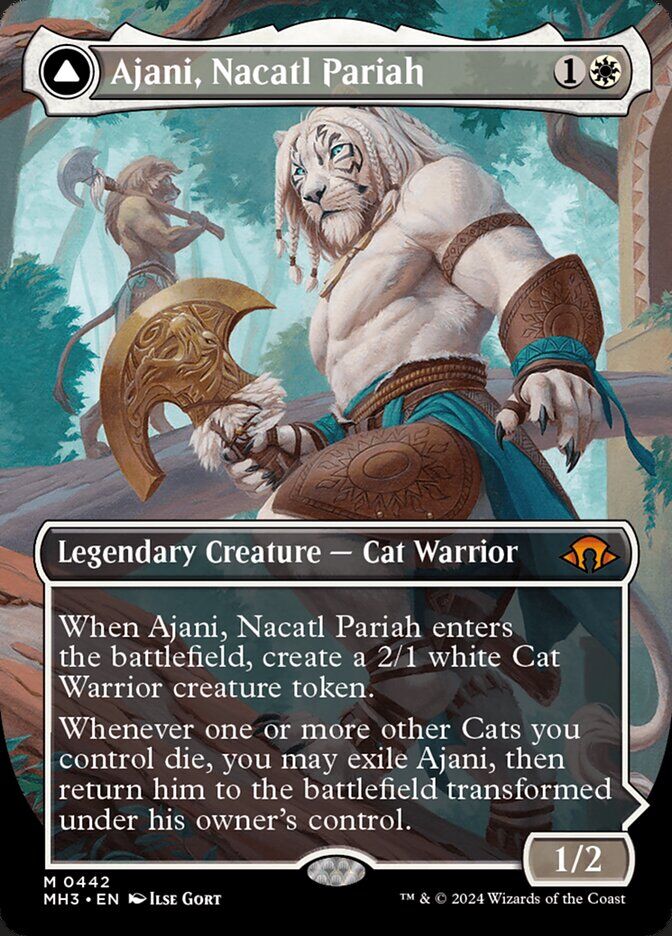 Ajani, Nacatl Pariah // Ajani, Nacatl Avenger - MH3 442 - Normal - EN - NM