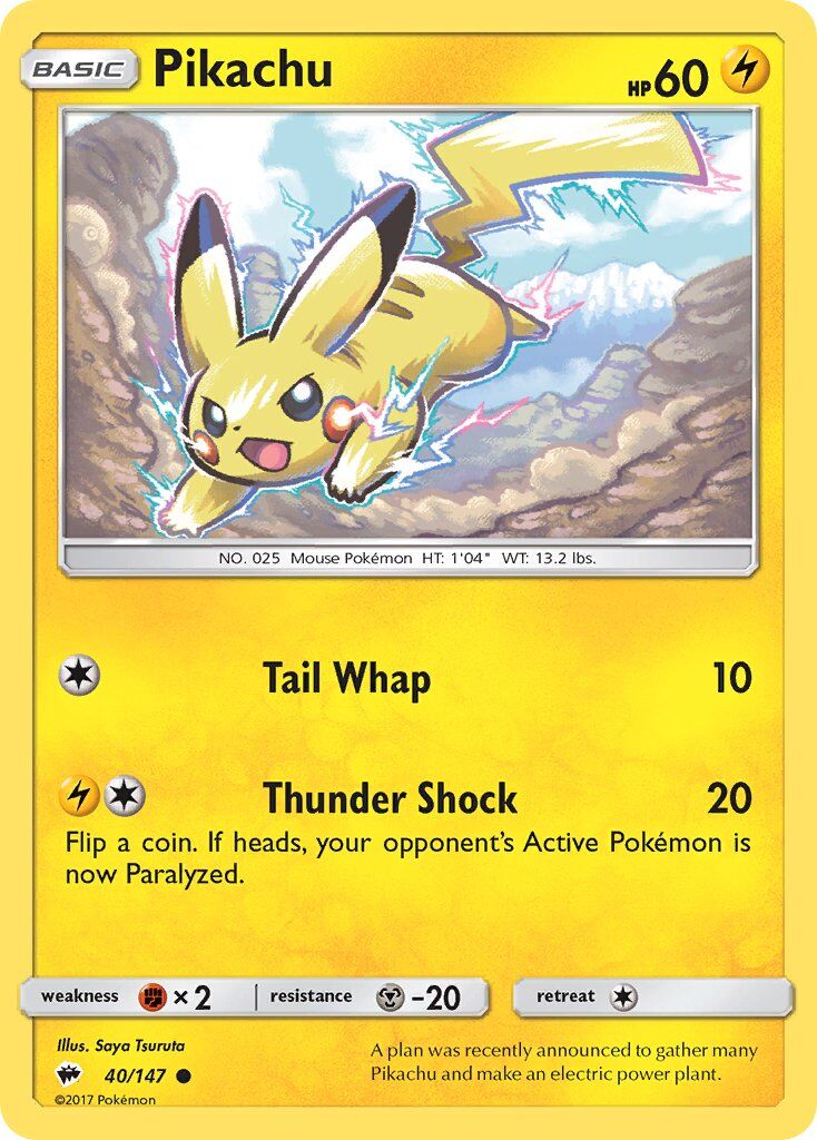 Pikachu - 40/147 - EN Pikachu - 40/147 - EN