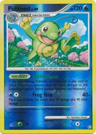 Politoed - 12/146 - Reverse Holo - EN Politoed - 12/146 - Reverse Holo - EN