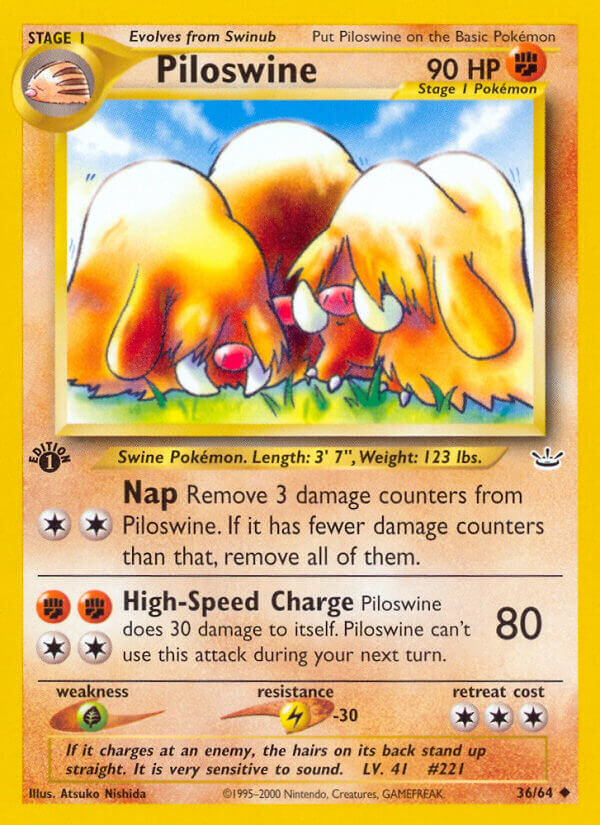 Piloswine - 36/66 - 1st Edition - EN