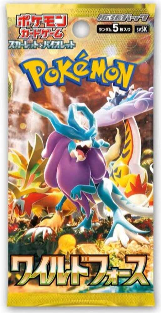 Pokémon Scarlet & Violet Wild Force (sv5K) Booster Display (30) - JPN