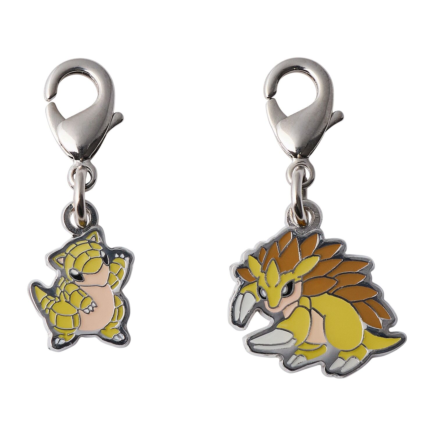 Pokemon Center - Sandshrew & Sandslash Schlüsselanhänger - 2 Stück Pokemon Center - Sandshrew & Sandslash Schlüsselanhänger - 2 Stück