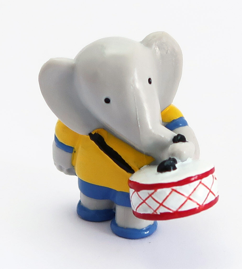 babar_pom_mit_trommel_front Babar Pom PVC Figur