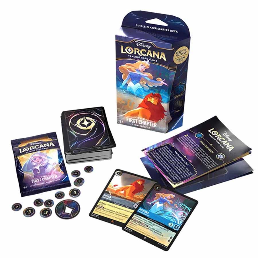 Disney Lorcana Re Set 1: The First Chapter Starter Deck 1 (Aurora, Simba) - EN