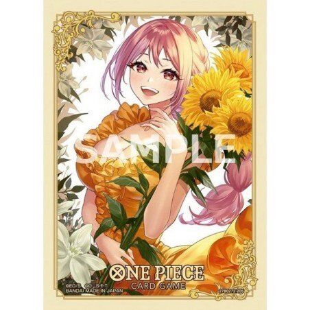 One Piece Card Game - Official Sleeves Bandai TCG + Stores Ed. Vol.4 - Rebecca (70 Sleeves) 