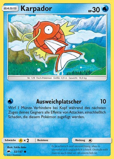 karpador-pok-mon-tcg Karpador 032/147 - Pokémon TCG