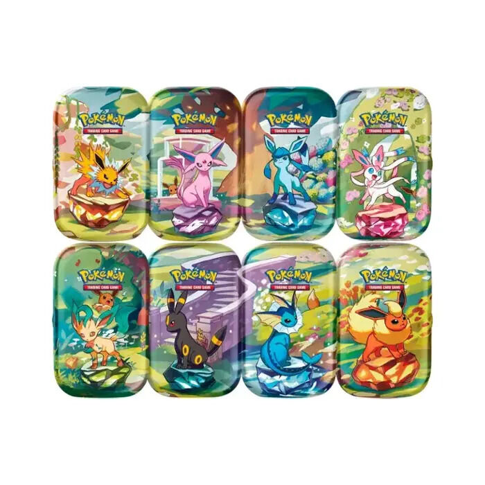 Pokémon TCG: Scarlet & Violet SV8.5 - Prismatic Evolutions 1 Mini Tin - Zufallsauswahl - EN