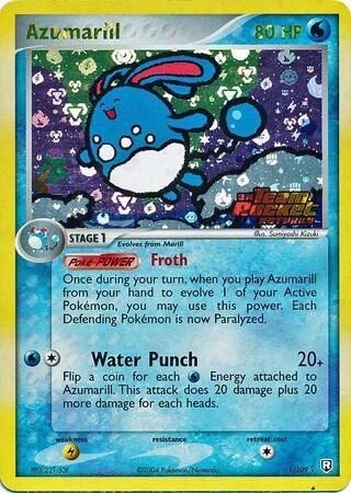 Azumarill - 1/109 - Reverse Holo - EN