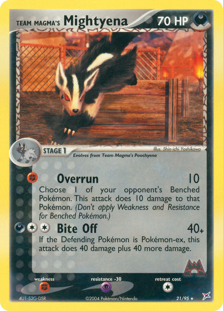 Team Magma’s Mightyena - 21/95 - EN Team Magma’s Mightyena - 21/95 - EN