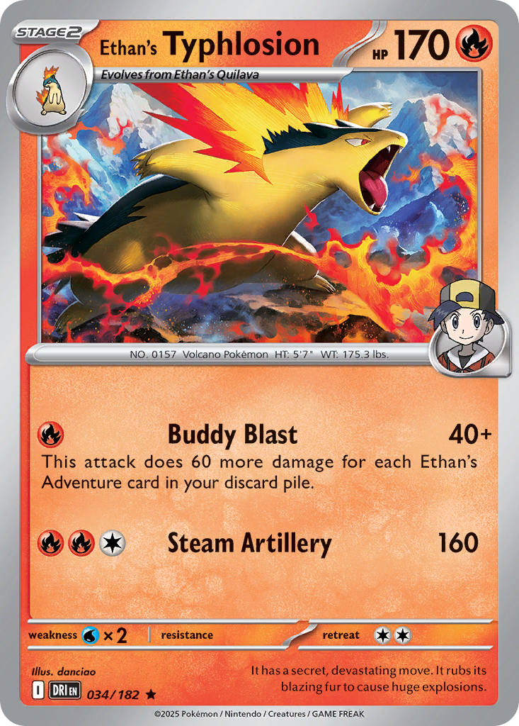 Ethan’s Typhlosion - 034/182 - EN