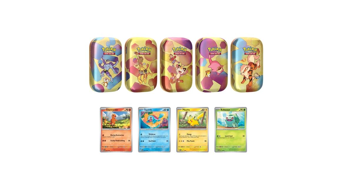 Pokémon TCG: Scarlet & Violet-151: 5-Pack Mini Tin Bundle - EN